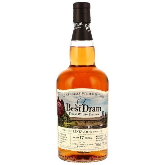 BEST DRAM - Linkwood 2008/2026 17 Jahre 1st Fill Margaux Red Wine Barrique #306489 - 55,7% Vol.