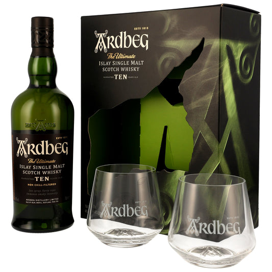 ARDBEG - 10 Jahre Geschenkset The Ultimate - 46% Vol.