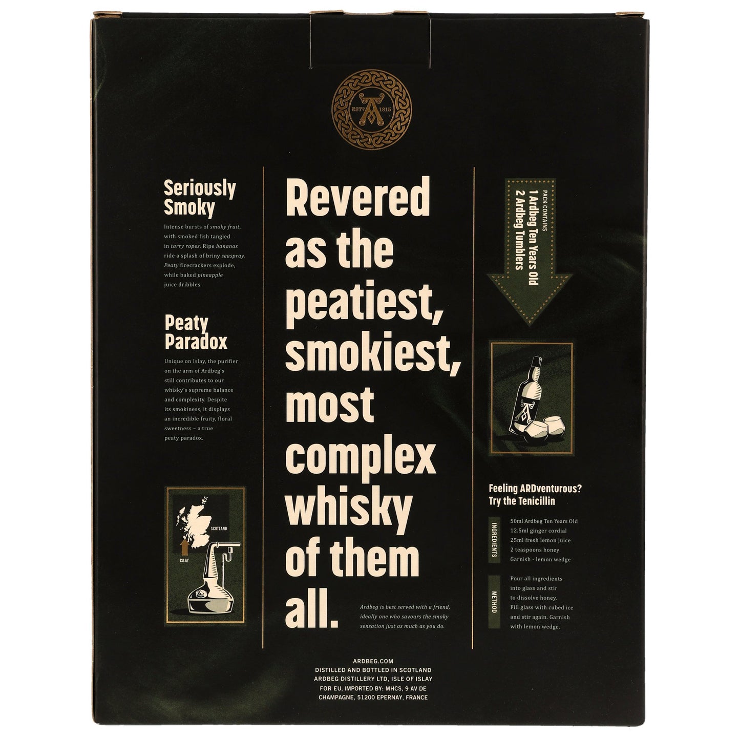 ARDBEG - 10 Jahre Geschenkset The Ultimate - 46% Vol.