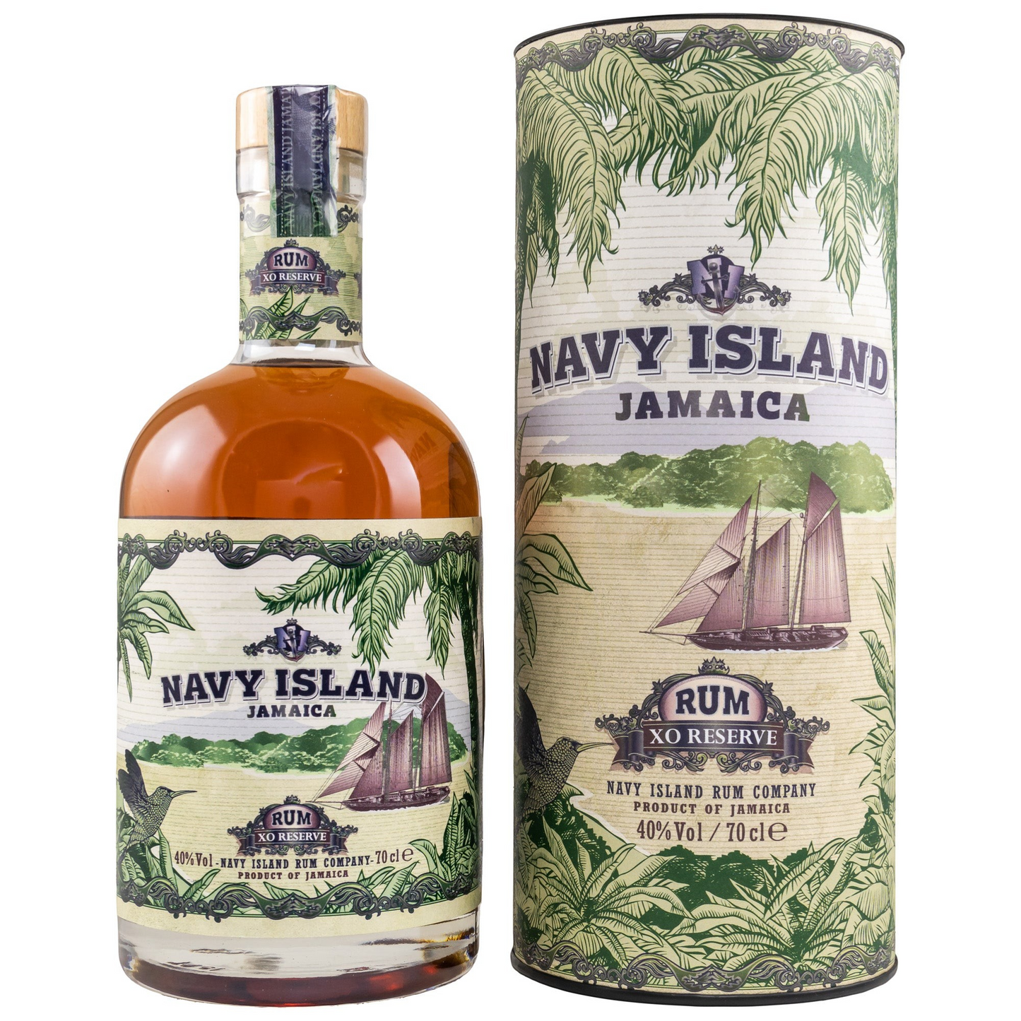 NAVY ISLAND RUM - XO Reserve Jamaican Rum - 40% Vol.