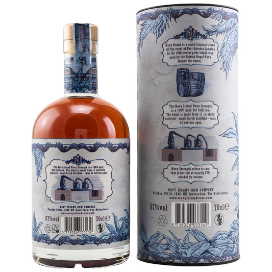 NAVY ISLAND RUM - Navy Strength - 57% Vol.