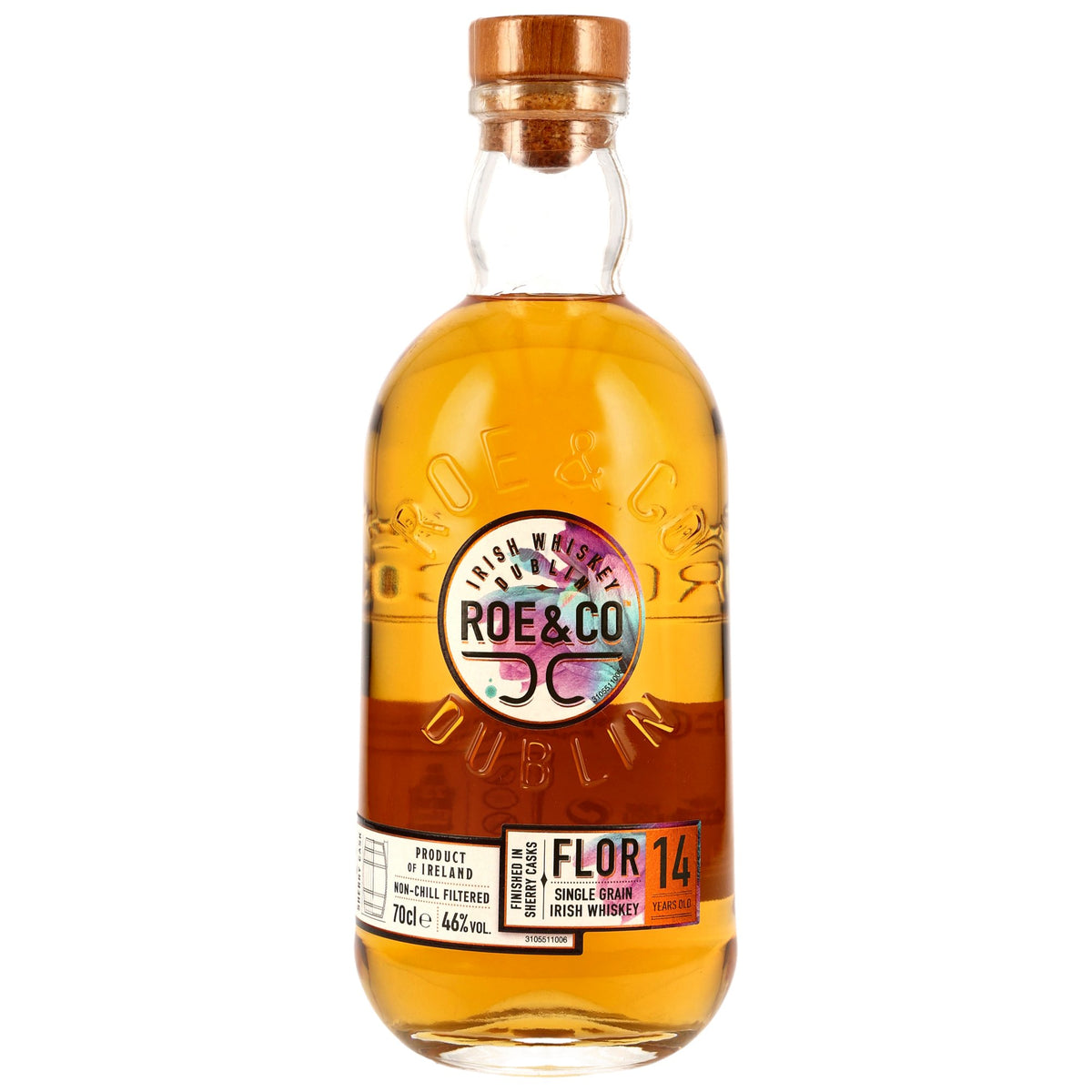 ROE & CO - Flor 14 Jahre Single Grain Irish Whiskey - 46% Vol. – 0,7 Liter