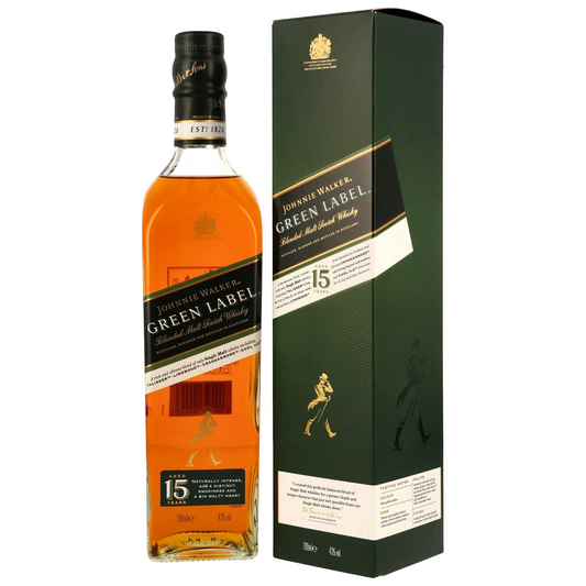 JOHNNIE WALKER - 15 Jahre Green Label - 43% Vol.