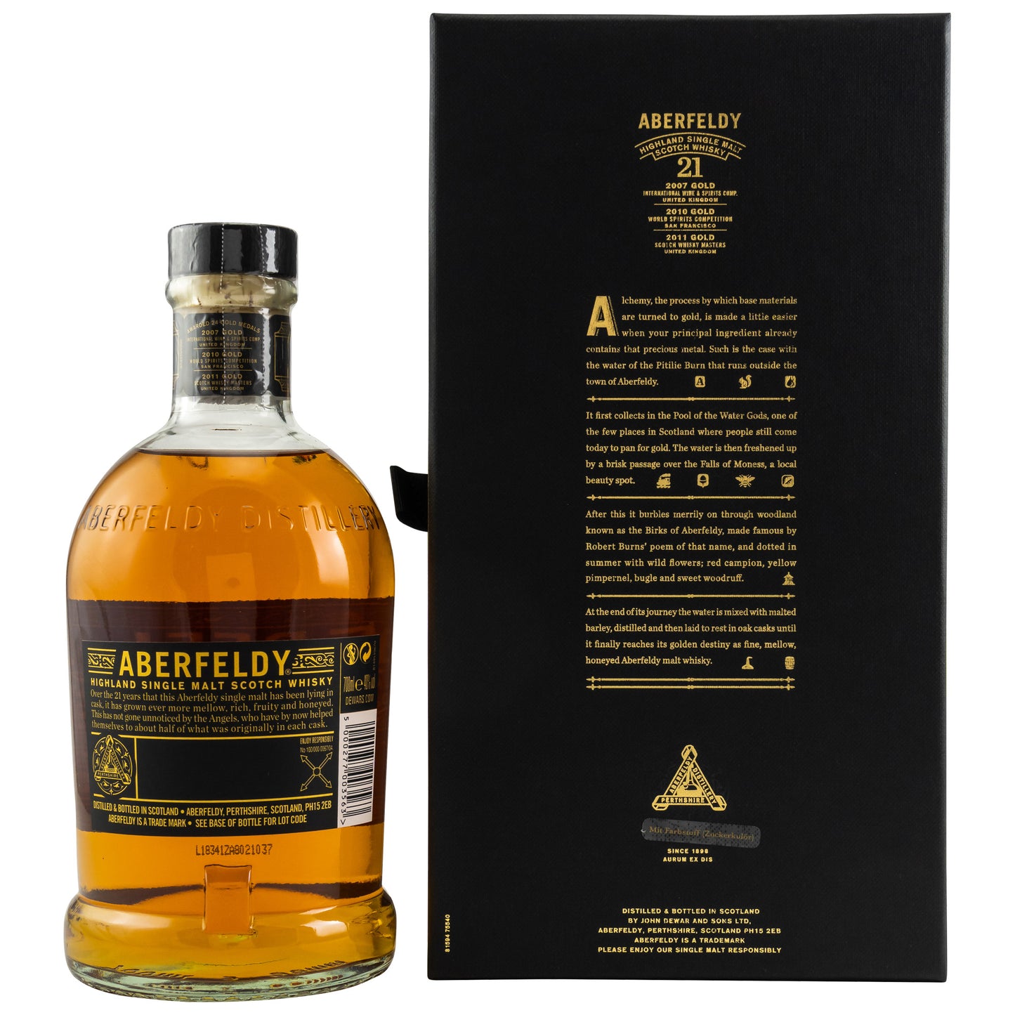 ABERFELDY - 21 Jahre - 40% vol. - Schwarzbach Spirits