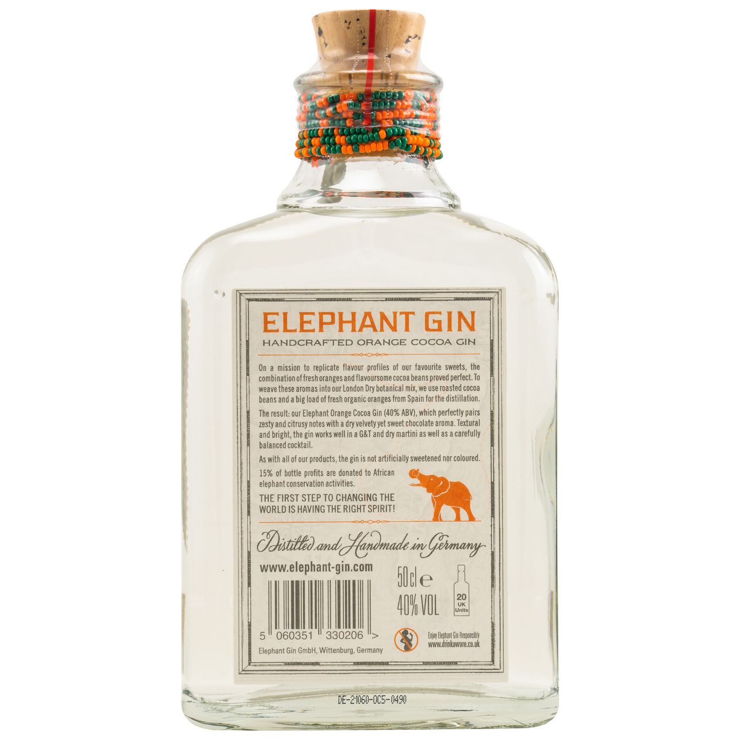 ELEPHANT GIN - Orange Cocoa - 40% Vol.