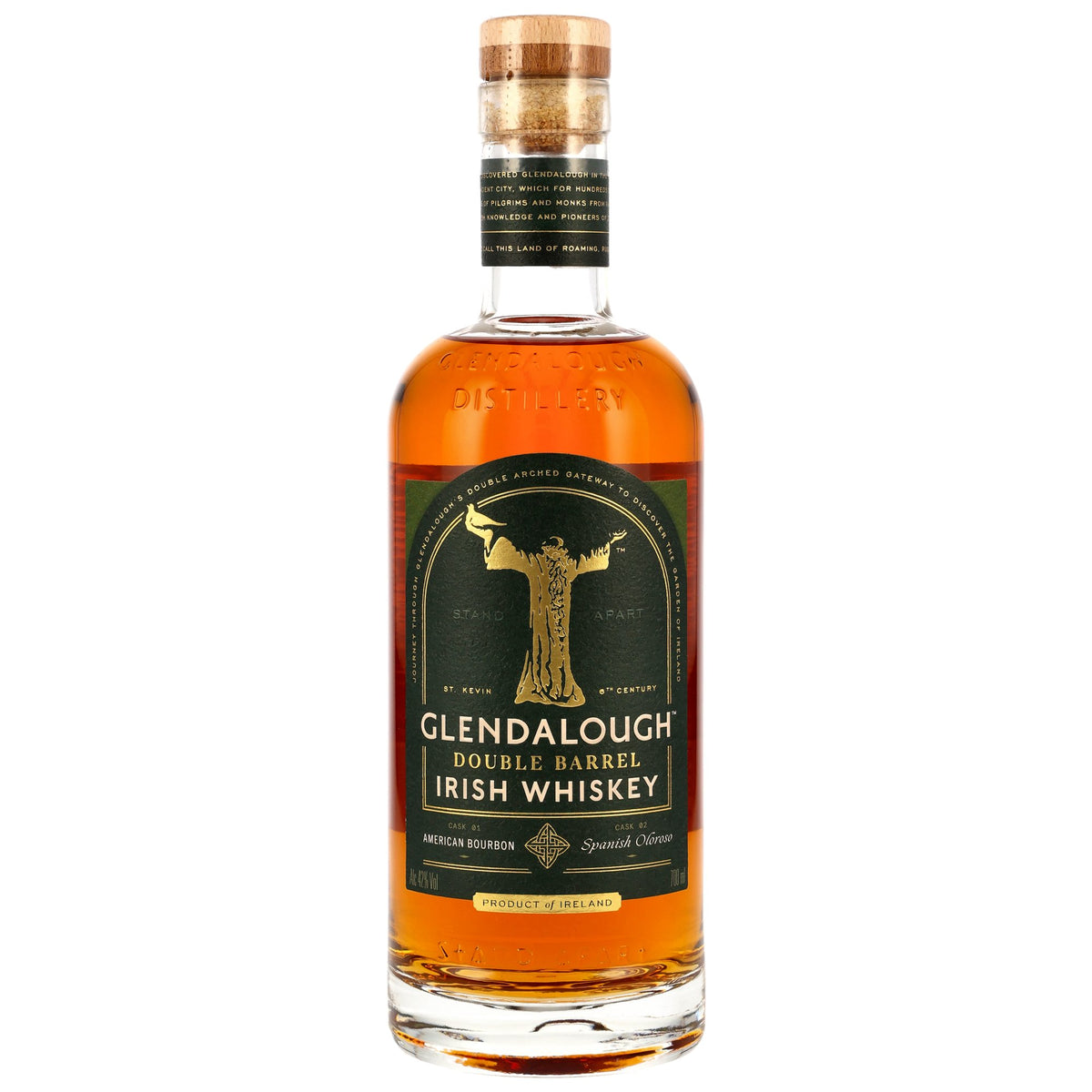 GLENDALOUGH - Double Barrel Single Grain Irish Whiskey - 42% Vol. – 0,7 Liter
