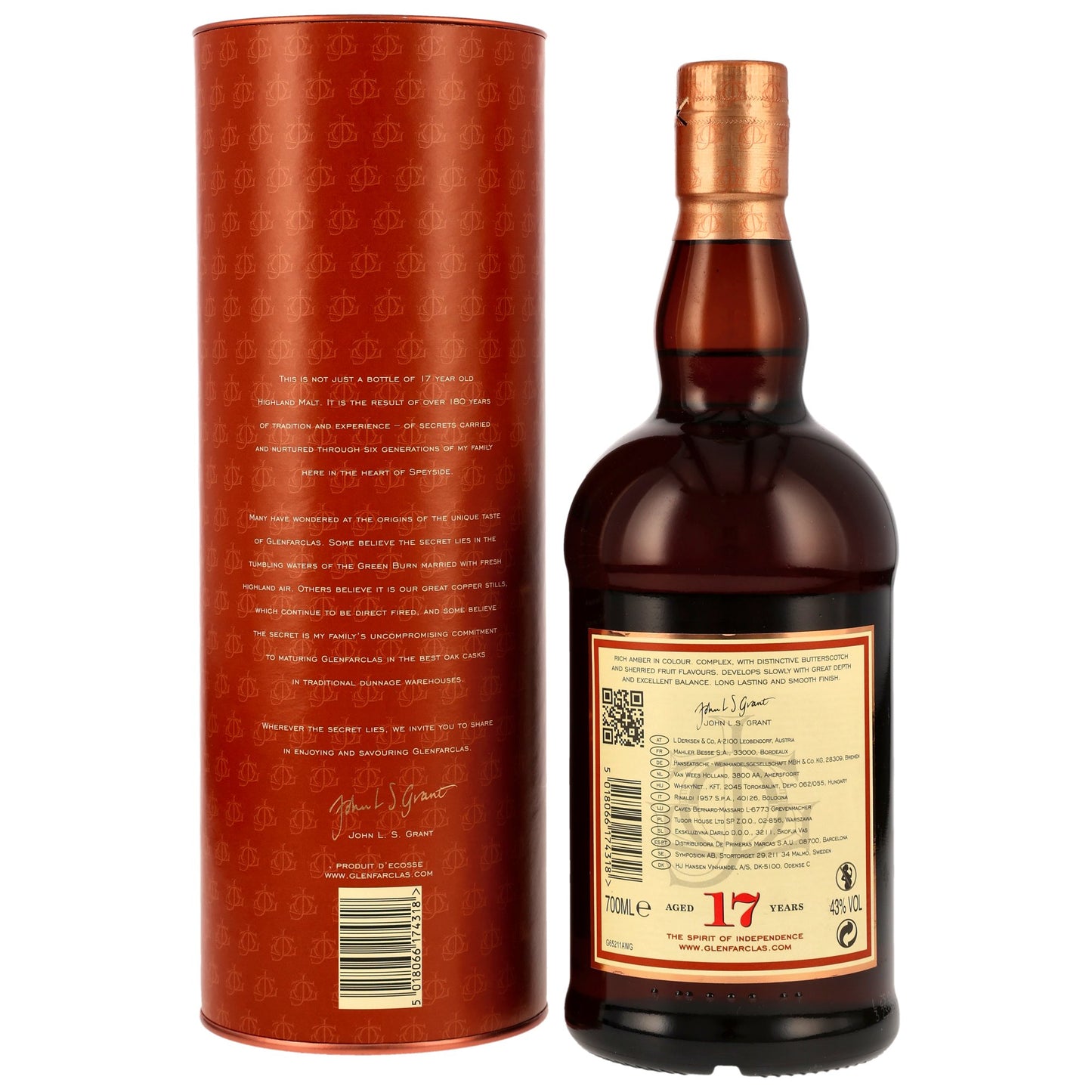 GLENFARCLAS - 17 Jahre - 43% Vol.