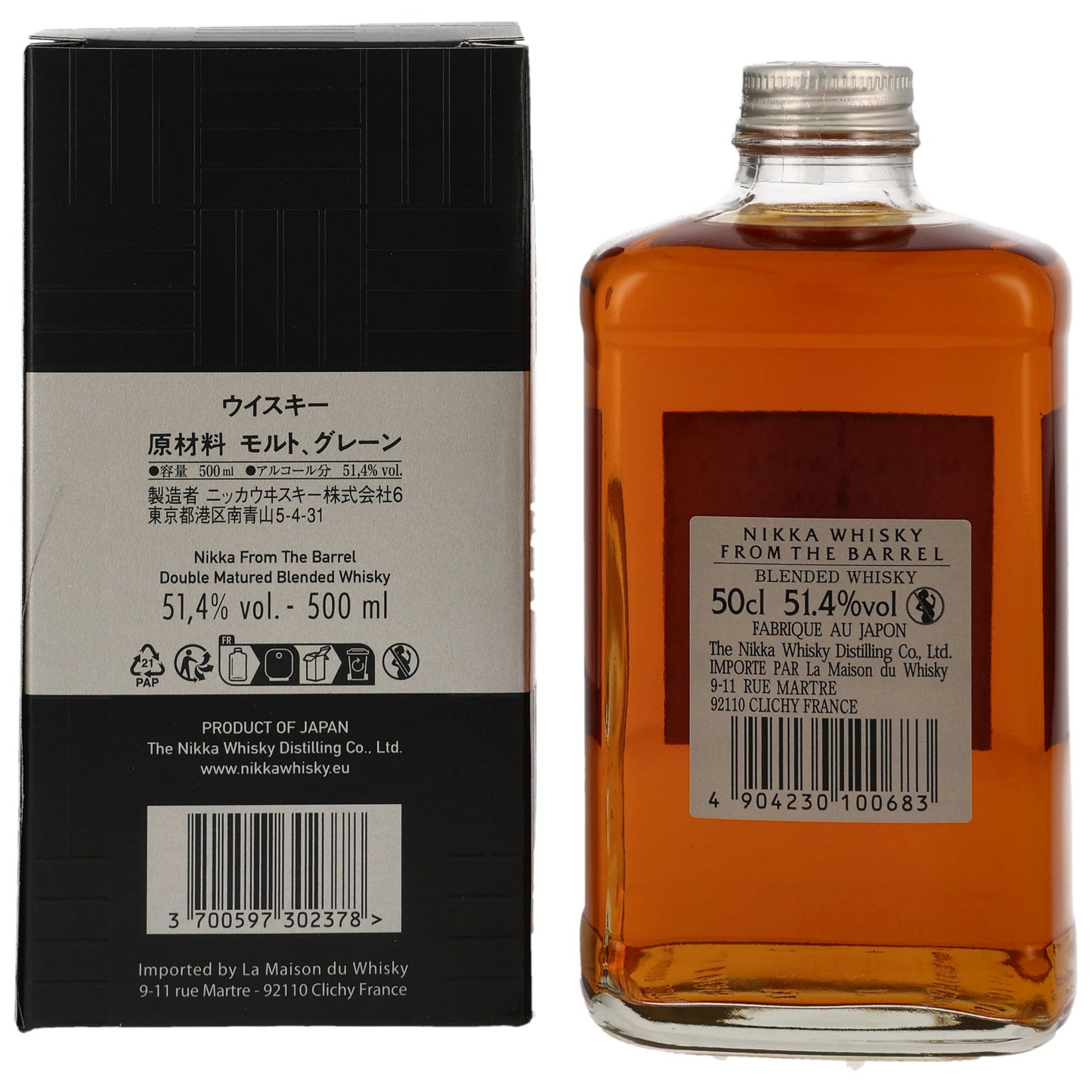 NIKKA - Whisky from the Barrel - 51,4% Vol.