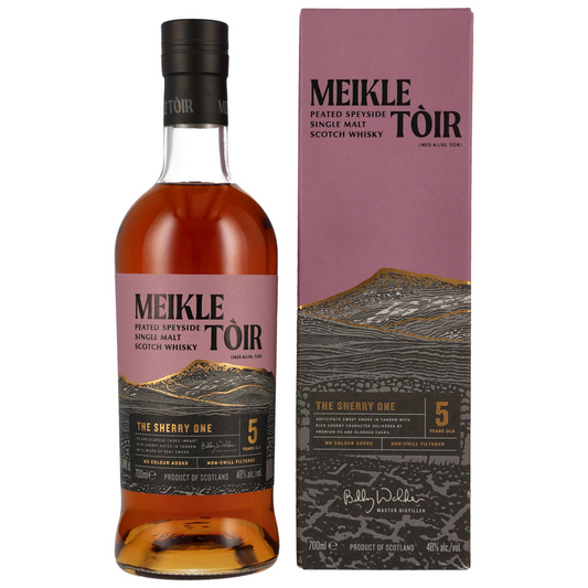 MEIKLE TOIR - 5 Jahre The Sherry One Heavily Peated - 48% Vol.