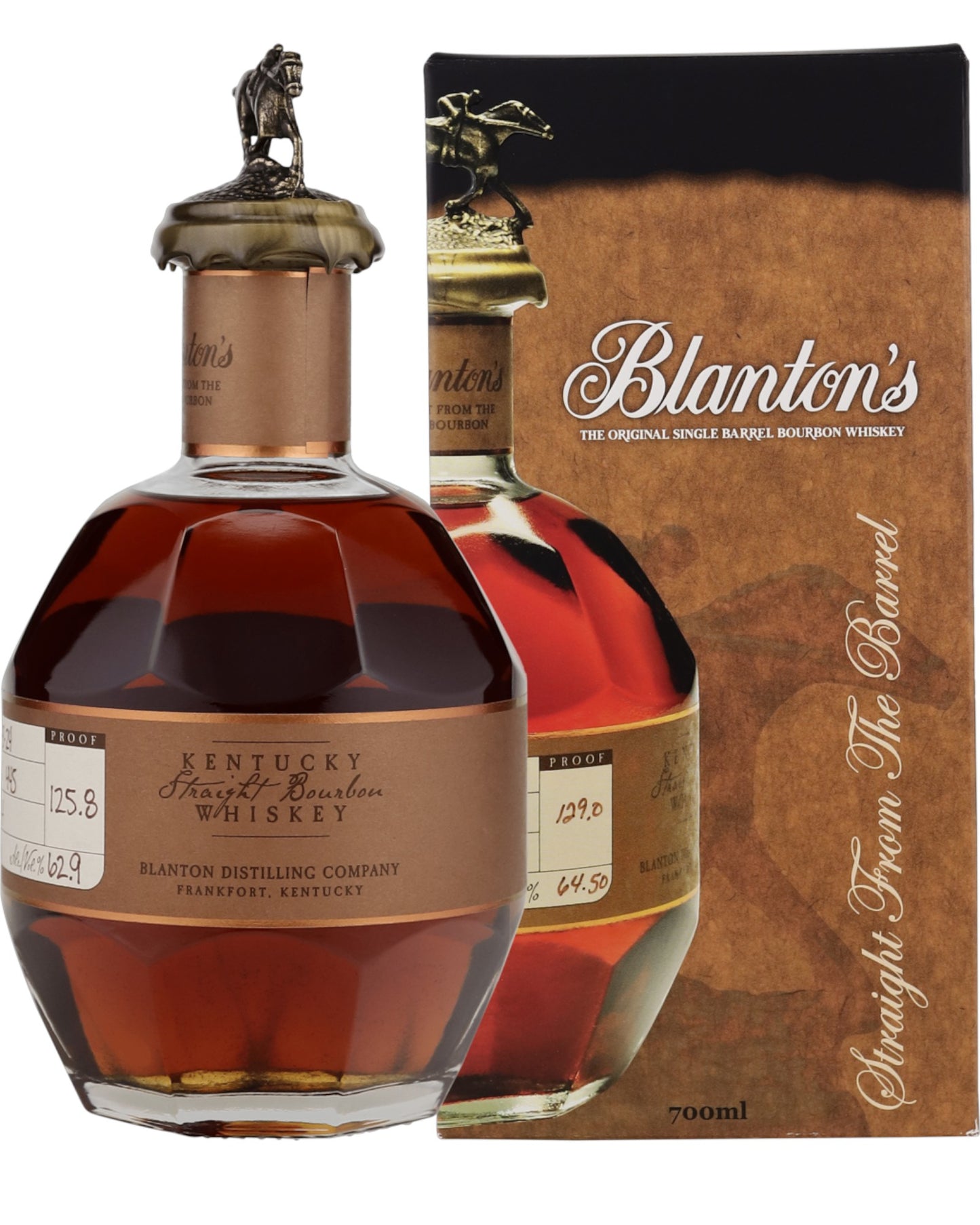 BLANTONS's - Straight from the Barrel - 63,35% Vol.