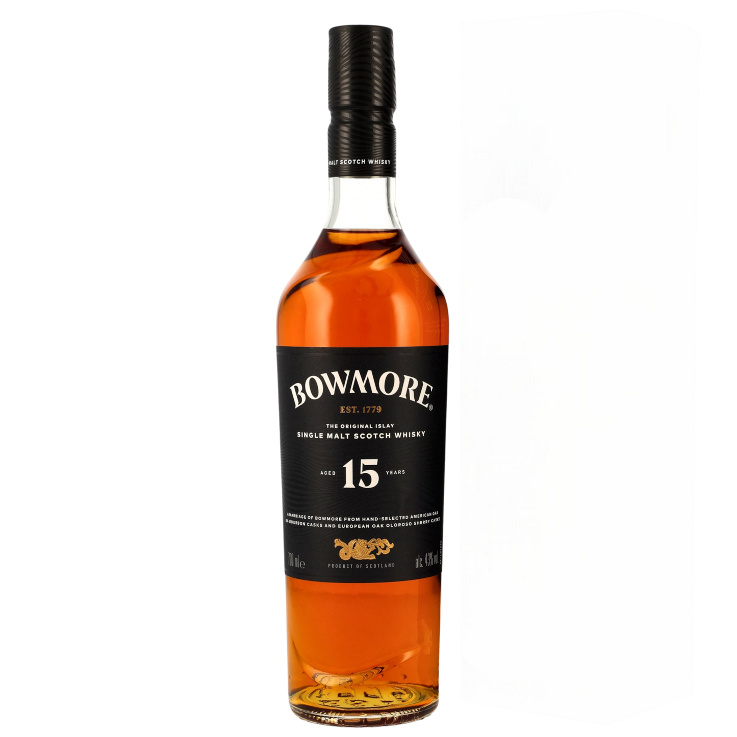 BOWMORE - 15 Jahre Design 2025 ohne GePa - 43%Vol.