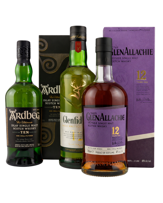 Was passt zu mir? – Rauchig · Fruchtig · Sherry