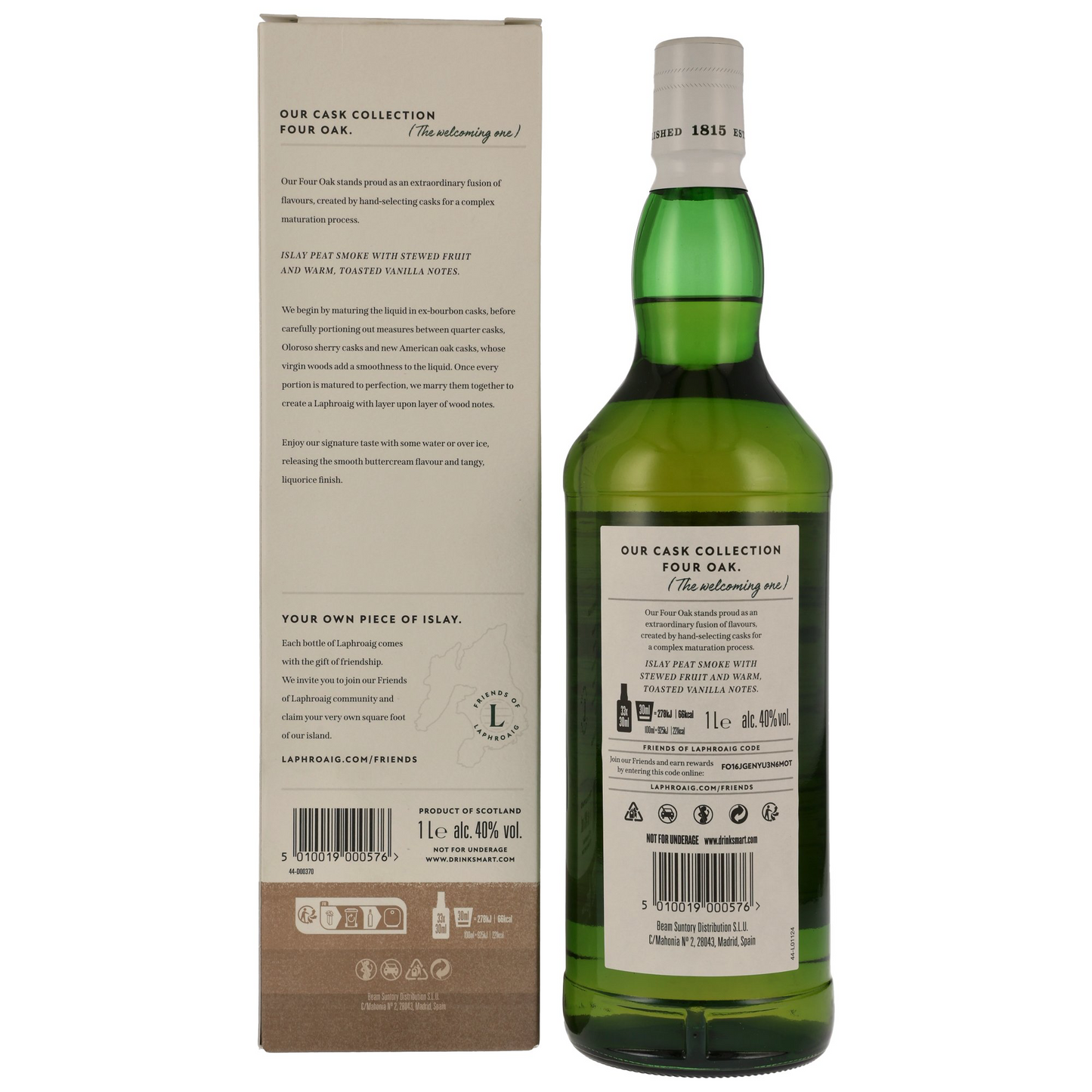 LAPHROAIG - Four Oak- 40% Vol.