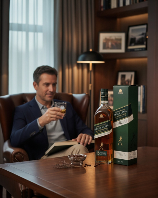 JOHNNIE WALKER - 15 Jahre Green Label - 43% Vol.