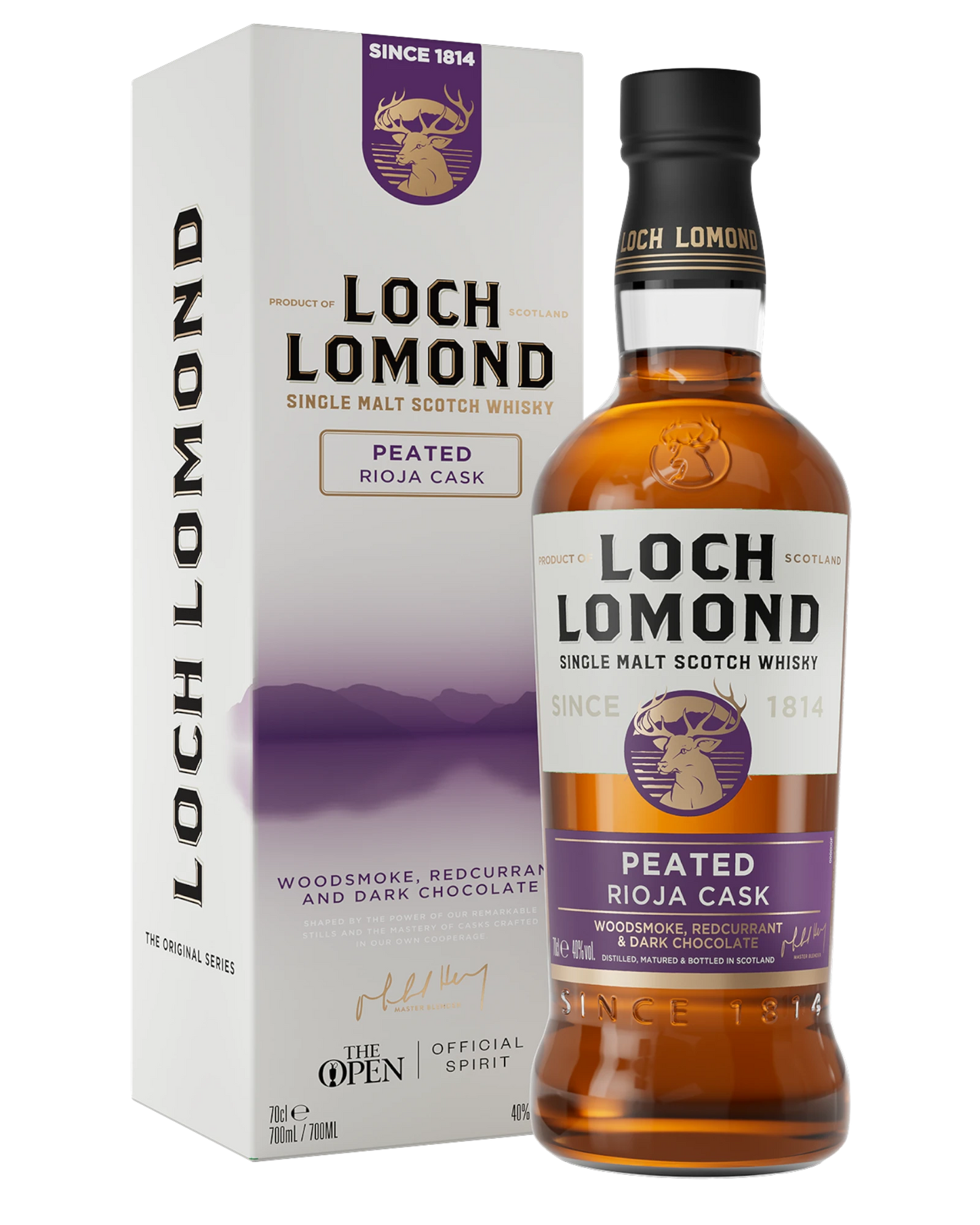 LOCH LOMOND - Peated Rioja Cask - 40% Vol.