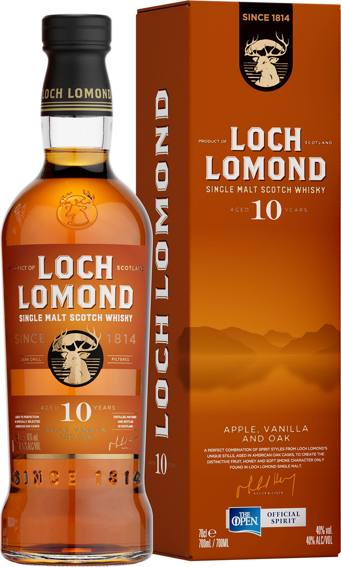 LOCH LOMOND - 10 Jahre - 40% Vol. - Schwarzbach Spirits
