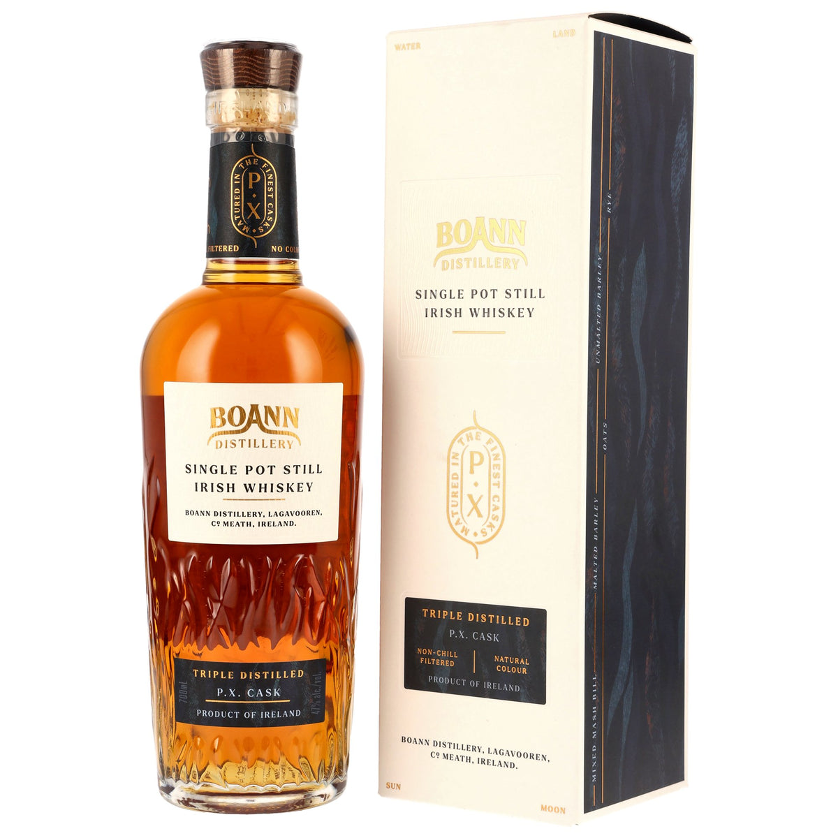 Boann Single Pot Still Oloroso & PX Casks Flasche