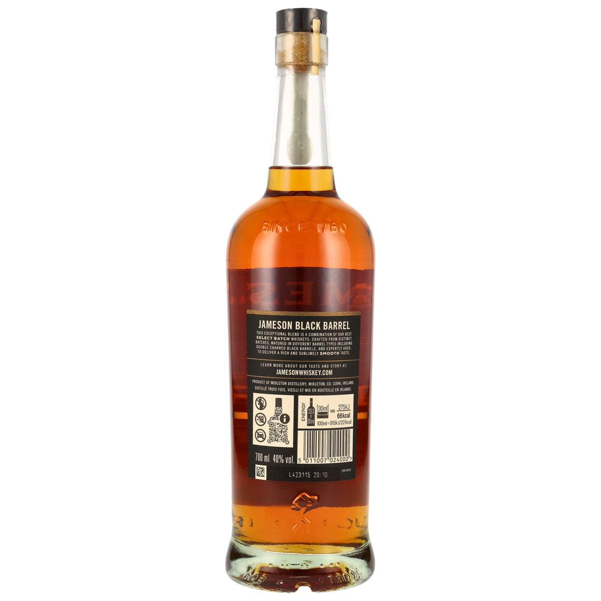 JAMESON - Black Barrel Irish Whiskey - 40% Vol. – 0,7 Liter – Ansicht 2