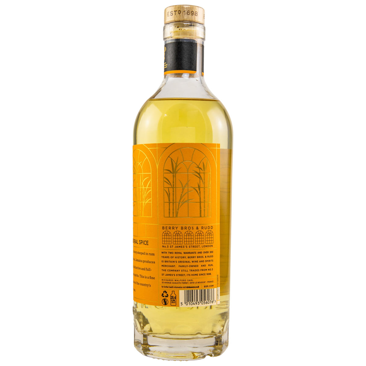 Jamaica Rum Classic Range von Berry Bros. & Rudd – Detailansicht
