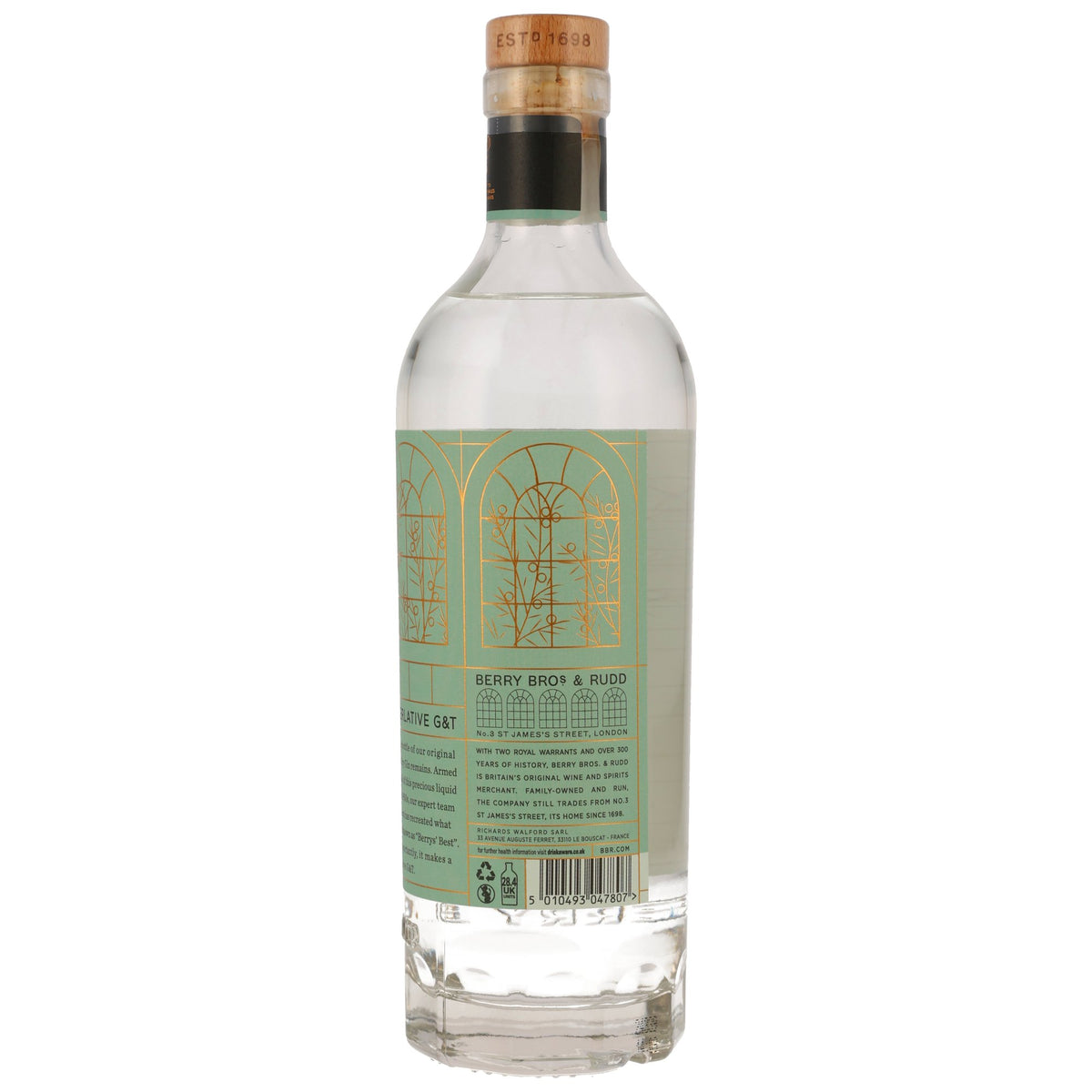 Berry Bros. & Rudd London Dry Gin – Detailansicht