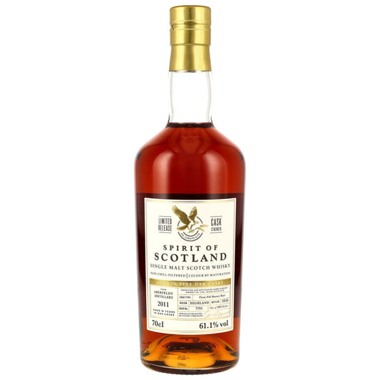 Schwarzbach Spirits: G&M Spirit of Scotland Aberfeldy 2011 Single Malt Scotch Whisky, 61,1% Vol. in Sherry Butt #7791