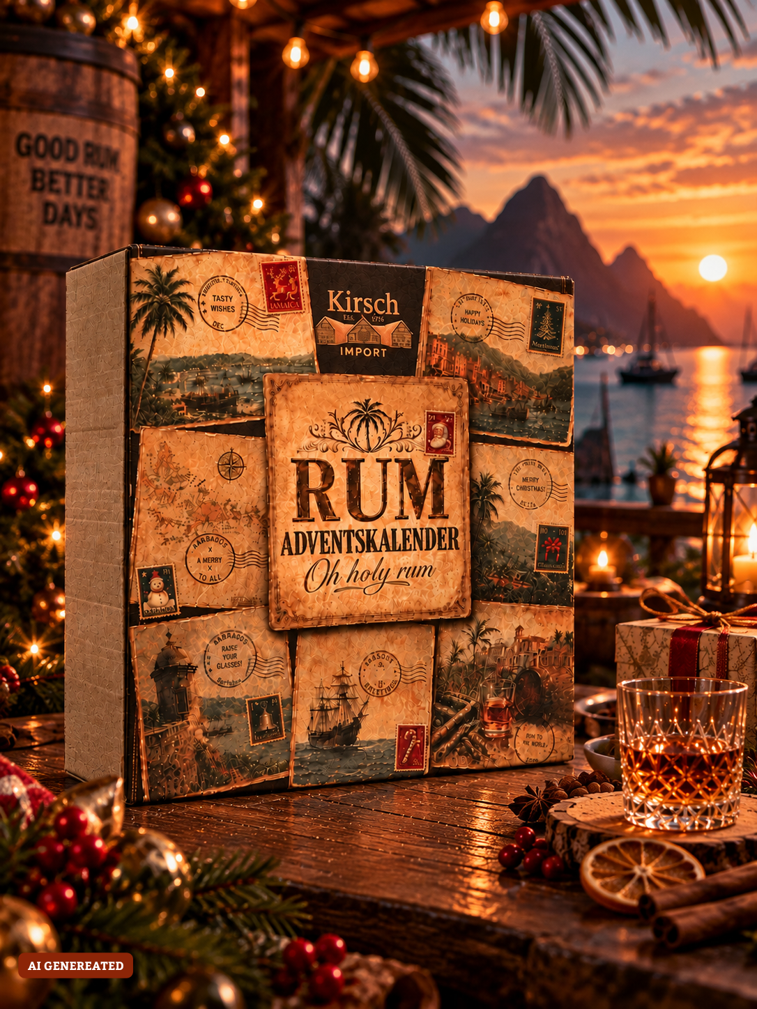 Rum Adventskalender 2026 Übersicht der enthaltenen Rums