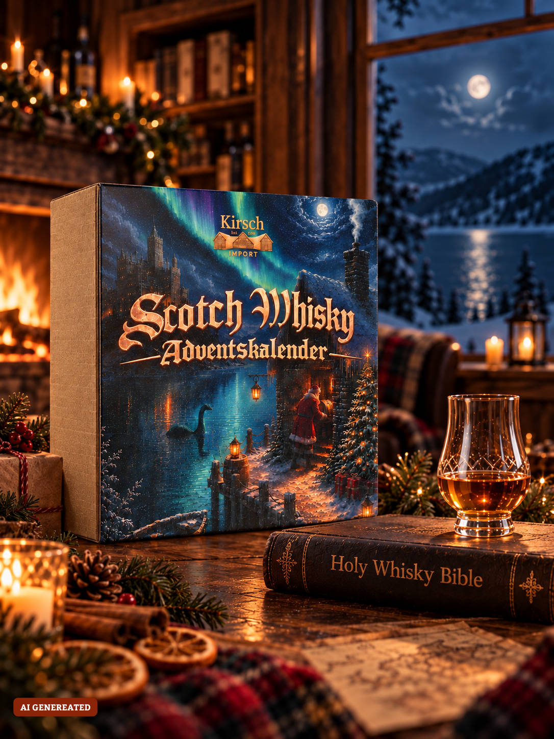 Scotch Whisky Adventskalender 2026 Übersicht der enthaltenen Drams