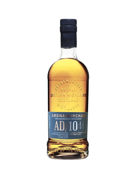 Schwarzbach Spirits Ardnamurchan 10 Jahre Highland Single Malt Whisky in der 0,7l Flasche mit blauem Etikett