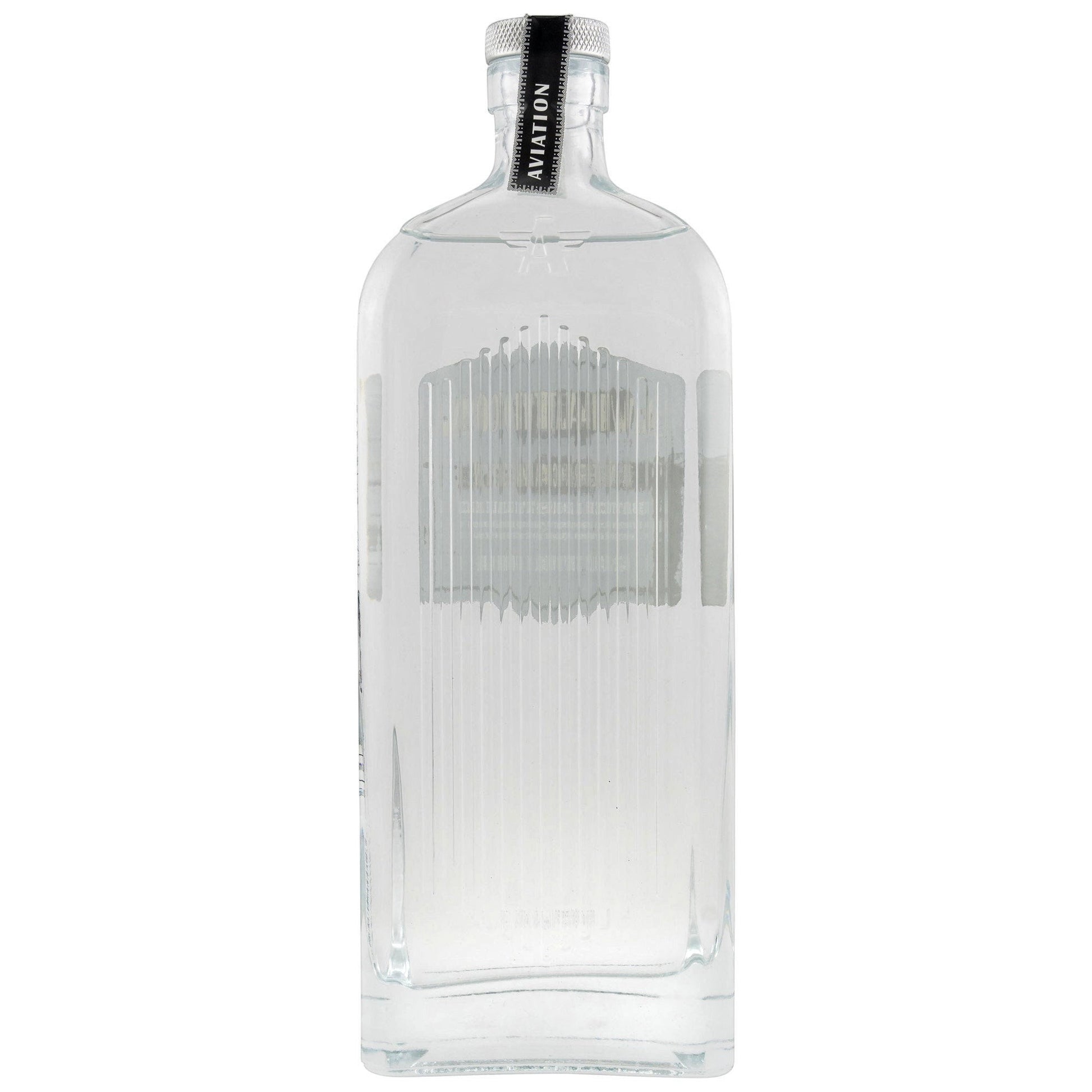 Schwarzbach Spirits Aviation American Gin bottle, clear liquid, 42% Vol., floral and citrus notes.