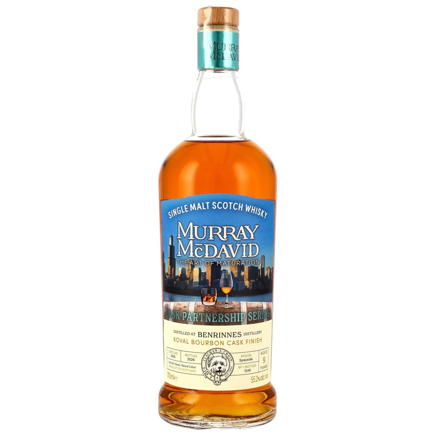 Schwarzbach Spirits Benrinnes 9 Jahre Koval Bourbon Cask Finish Single Malt Scotch Whisky, 55,2% Vol., 700ml