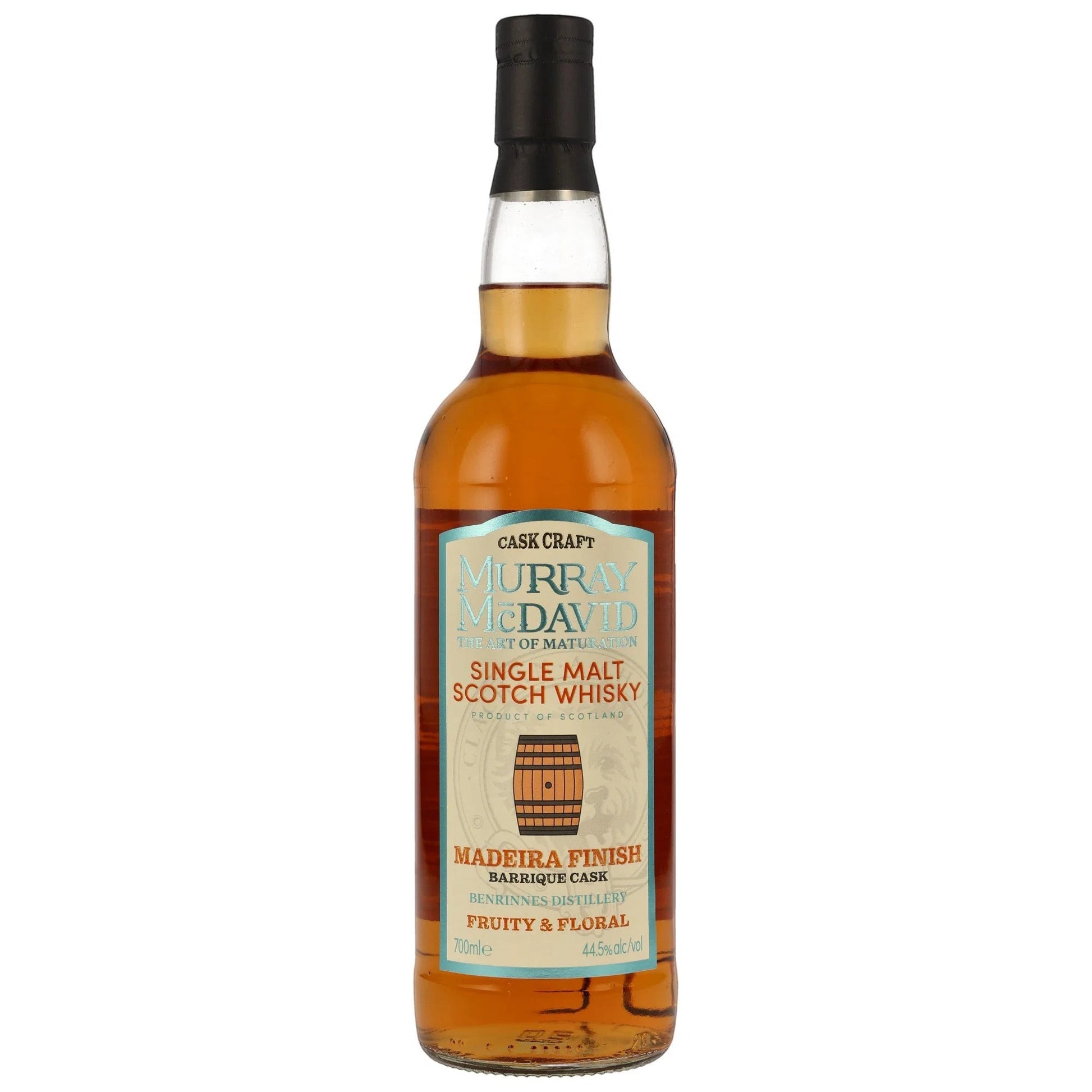Schwarzbach Spirits Benrinnes Murray McDavid Madeira Cask Finish Single Malt Whisky mit 44,5% Vol. in 0,7l Flasche