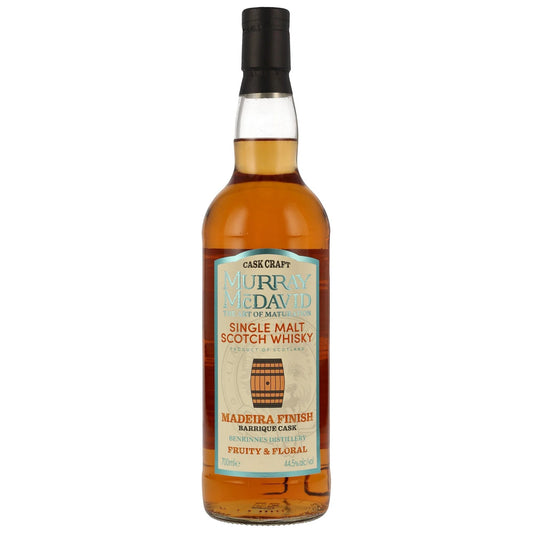 Schwarzbach Spirits Benrinnes Murray McDavid Madeira Cask Finish Single Malt Whisky mit 44,5% Vol. in 0,7l Flasche