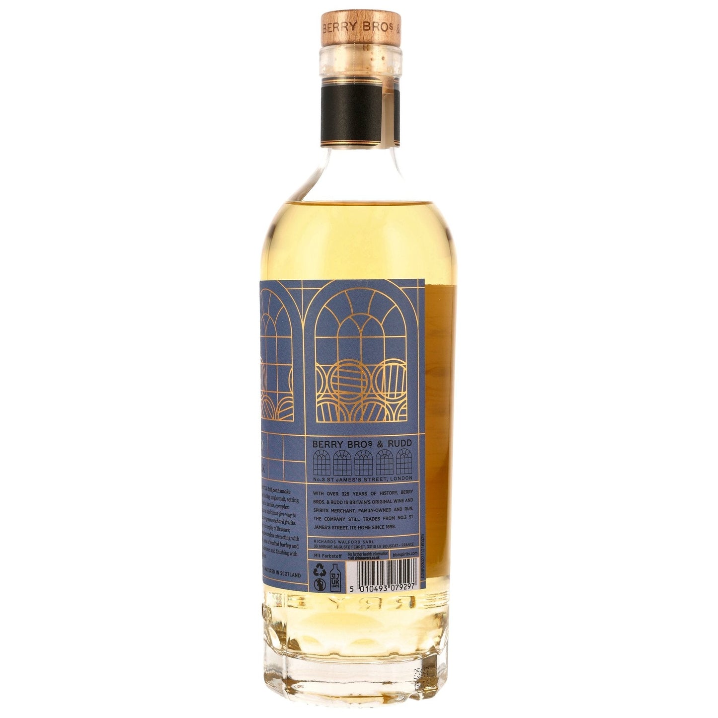 Schwarzbach Spirits Berry Bros. & Rudd Islay Reserve Single Malt Whisky mit Torfrauch und Fruchtnoten, 45,3% Vol.