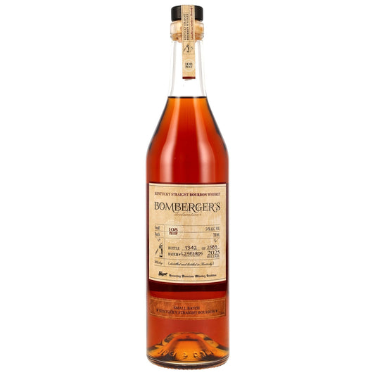 Schwarzbach Spirits Bomberger's Declaration Kentucky Straight Bourbon 2025 Release, 54% Vol., Small Batch, 700ml, limitierte Abfüllung.