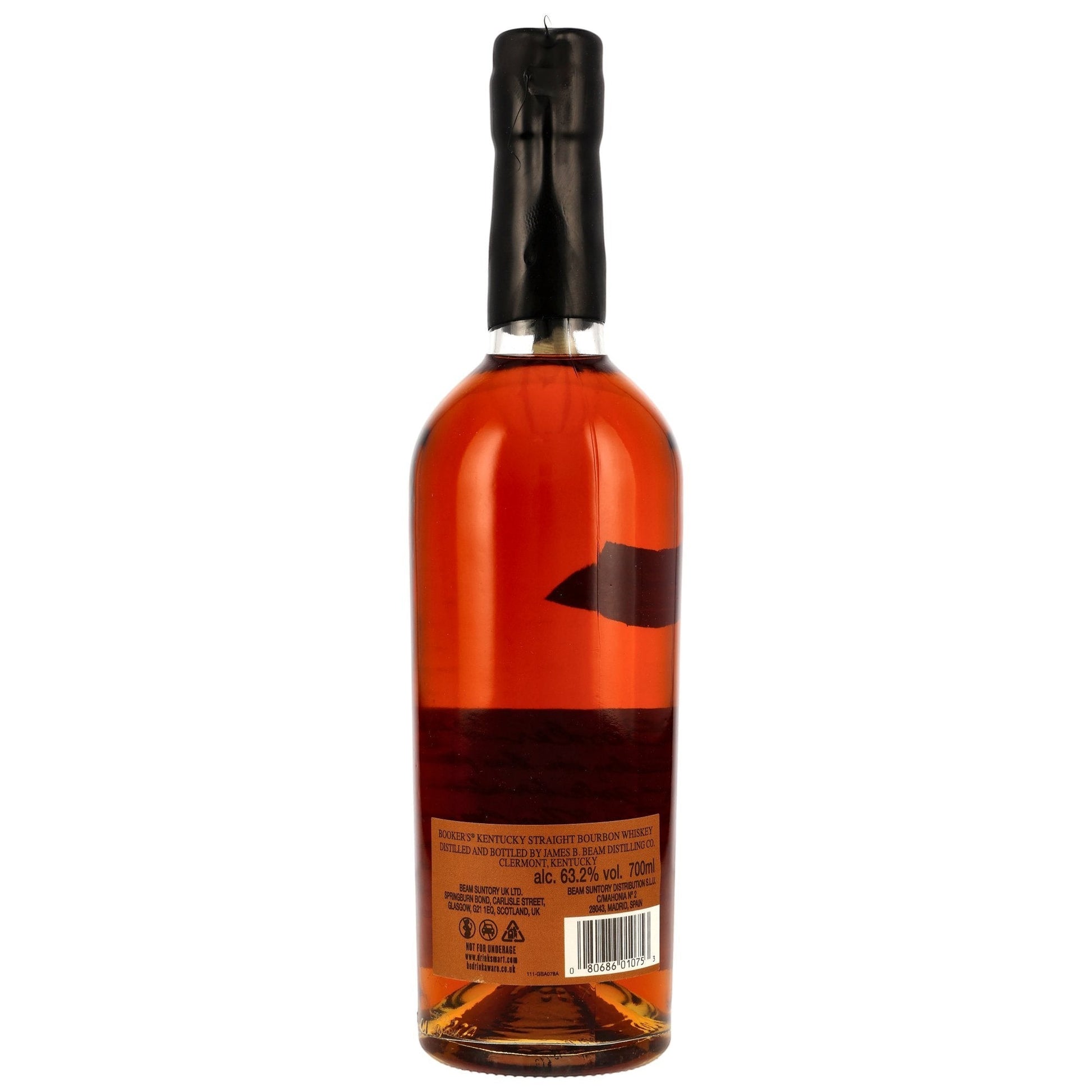 Schwarzbach Spirits Booker's Bourbon 2025-01, 63,2% Vol. Small Batch Kentucky Straight Bourbon Whiskey, 700ml, ungefiltert, ungeschnitten.