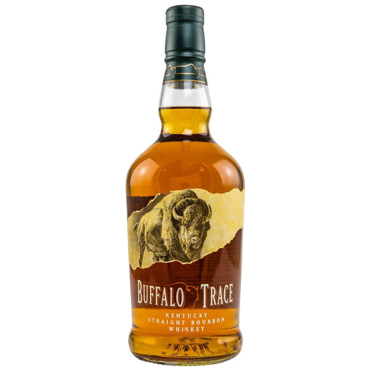 Schwarzbach Spirits Buffalo Trace Kentucky Straight Bourbon Whiskey Flasche mit Büffelmotiv, 45% Vol.
