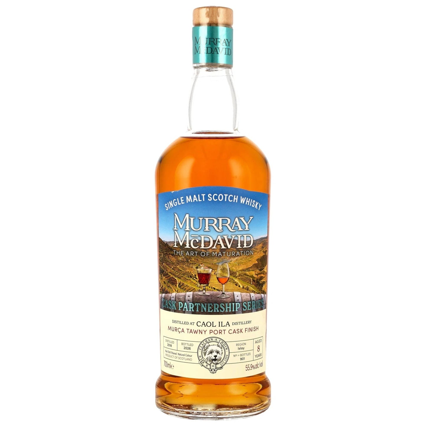 Schwarzbach Spirits: Caol Ila 8 Jahre Murca Tawny Port Cask Finish Single Malt Scotch Whisky, 55,9% Vol.