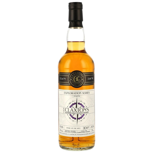 Schwarzbach Spirits Claxton's Smoke on the Spey 10 Year Old Oloroso Sherry Cask Blended Malt Scotch Whisky bottle.