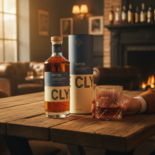 Schwarzbach Spirits Clydeside Napier 6 Year Old Sherry Cask Matured Lowland Single Malt Scotch Whisky, 46% Vol.