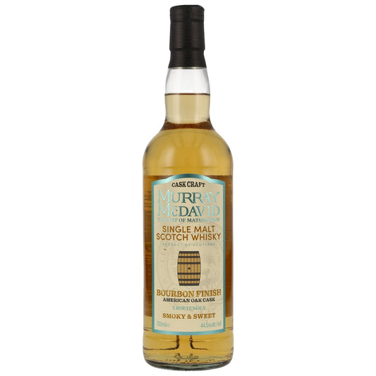 Schwarzbach Spirits Croftengea Murray McDavid Single Malt Whisky mit Bourbon Cask Finish in 0,7l Flasche