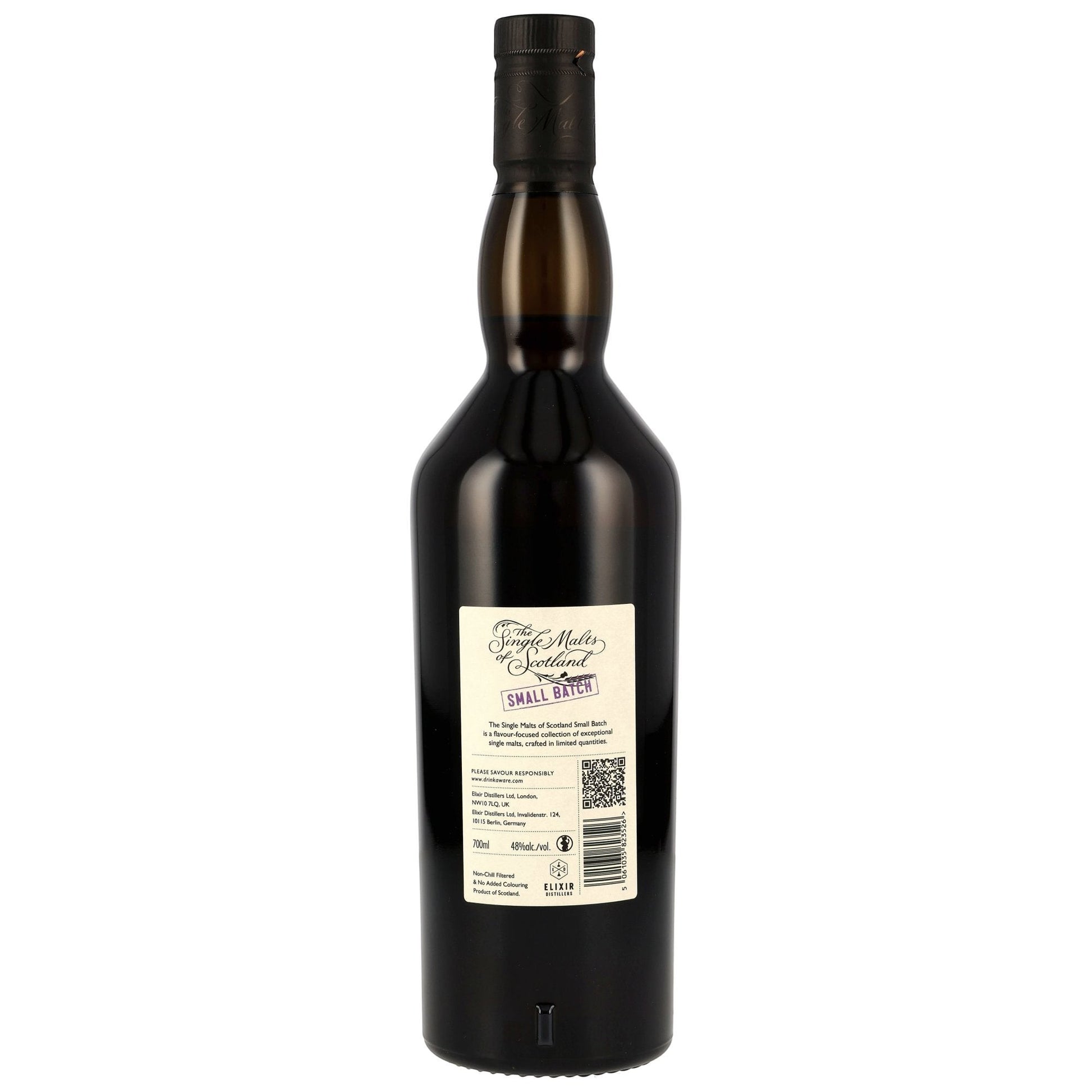 Schwarzbach Spirits Deanston 5 Jahre PX & Oloroso Sherry Butts Small Batch Whisky, 48% Vol., 700ml, nicht kühlfiltriert, ohne Farbstoff.