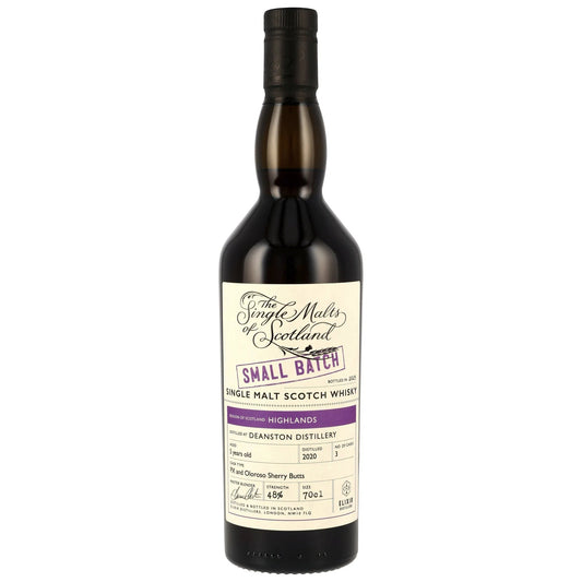 Schwarzbach Spirits DEANSTON 5 Jahre PX & Oloroso Sherry Butts Small Batch Single Malt Scotch Whisky, 48% Vol.