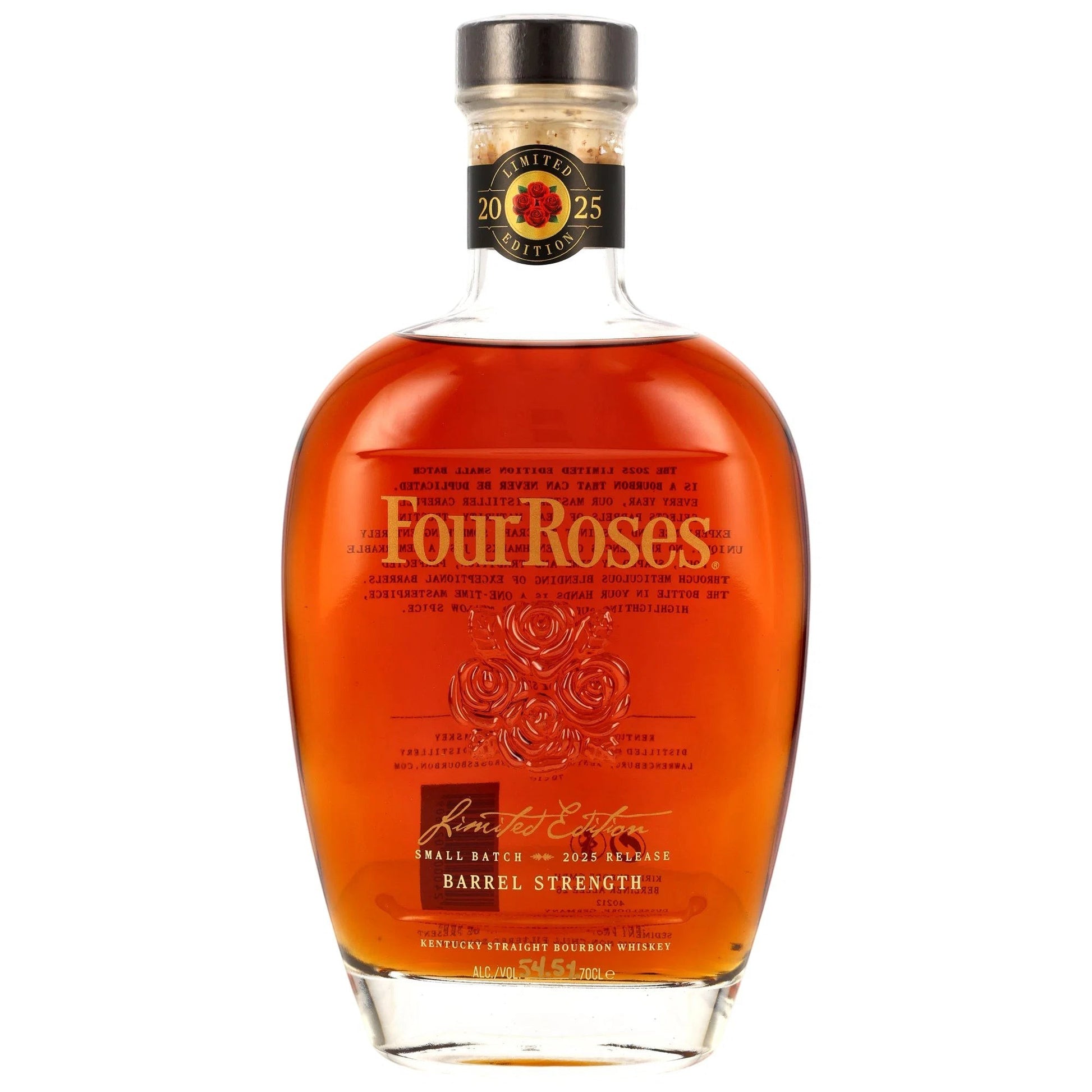 Schwarzbach Spirits Four Roses Small Batch Limited Edition 2025 Bourbon Whiskey in einer 0,7l Flasche mit 54,51% Vol.