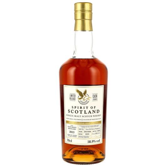 Schwarzbach Spirits: Glen Grant 2013/2026 Single Malt Scotch Whisky, 12 Jahre, 58,9% Vol., 70cl, Mahagonifarbe, Sherryfass-Abfüllung.