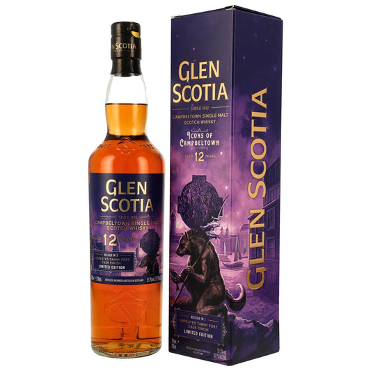 Schwarzbach Spirits: Glen Scotia 12 Jahre Tawny Port Cask Finish, Single Malt Scotch Whisky, 51,7% Vol.