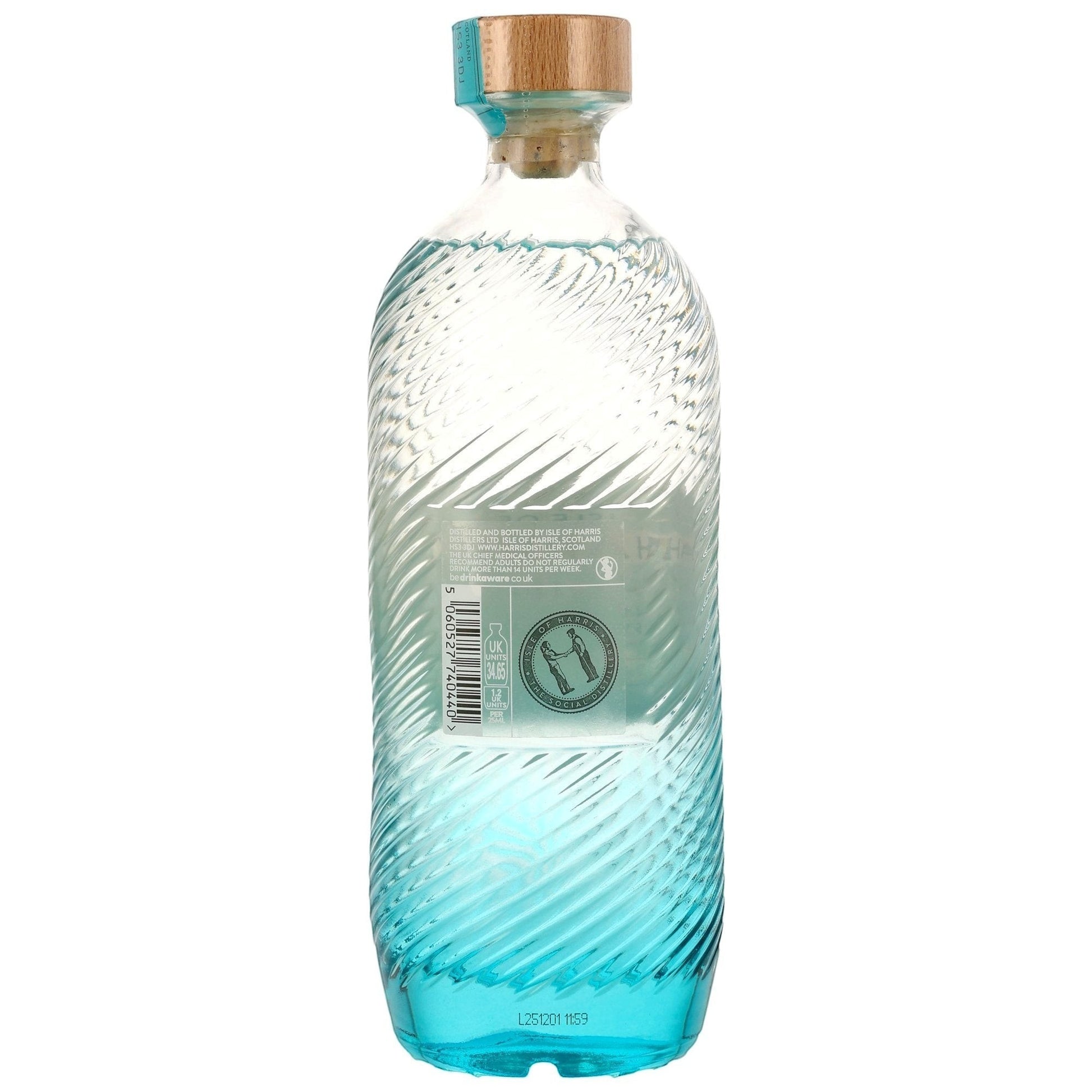 Schwarzbach Spirits Isle of Harris Tidal Strength Gin, 49,5% Vol., mit maritimer Note durch Zuckertang, klare Zitrus- und Wacholdernoten.