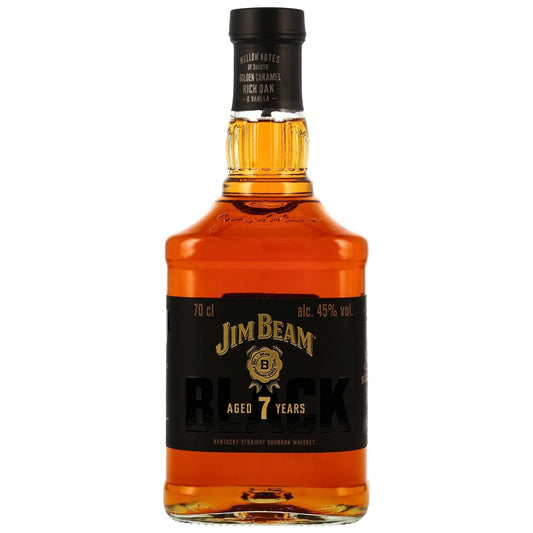 Schwarzbach Spirits Jim Beam Black 7 Jahre Kentucky Straight Bourbon Whiskey mit 45% Vol. und 70cl Flasche