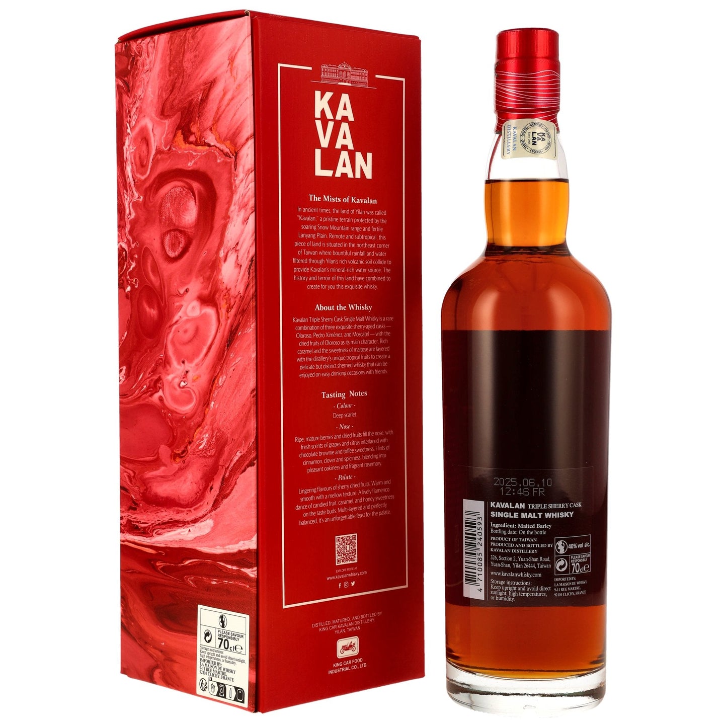 Kavalan Triple Sherry Cask Produktansicht