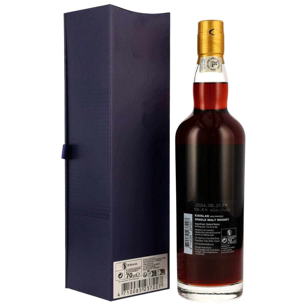 Kavalan Solist Vinho Barrique 58,6 Prozent Produktansicht