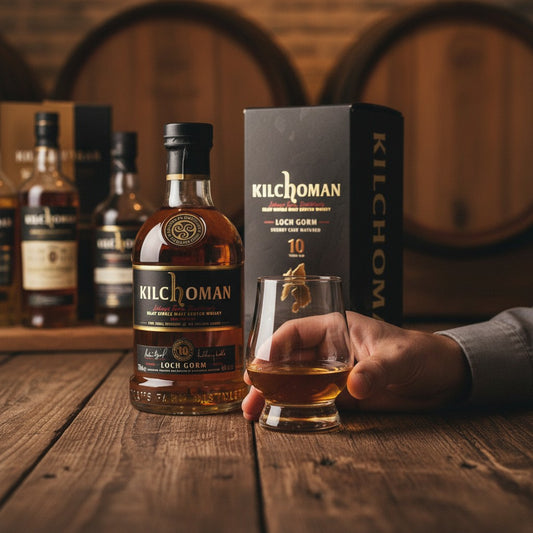 Schwarzbach Spirits: Kilchoman Loch Gorm 10 Jahre, 46% Vol., Single Malt Scotch Whisky, Sherry Cask Matured, 2026 Limited Edition.